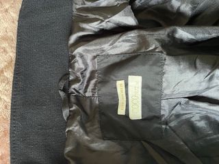 Chaqueta acolchada azul marino mujer