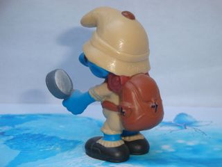 Puffi Puffo Avventuriero Lente 20778 Safari Pejo -