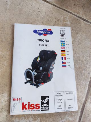 silleta coche kipplan triofix