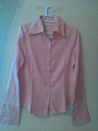 Camisa mujer vestir Stradivarius.