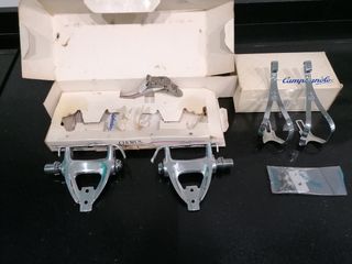 Pedales y calapies  Campagnolo chorus