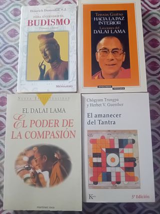 Pack libros Budismo Tantra Dalai Lama