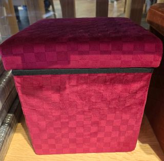 Pouf contenitore nuovo elegante organazier