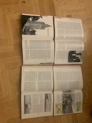 Libros de geografía antiguos. Colección