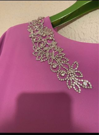 Vestido rosa de boda