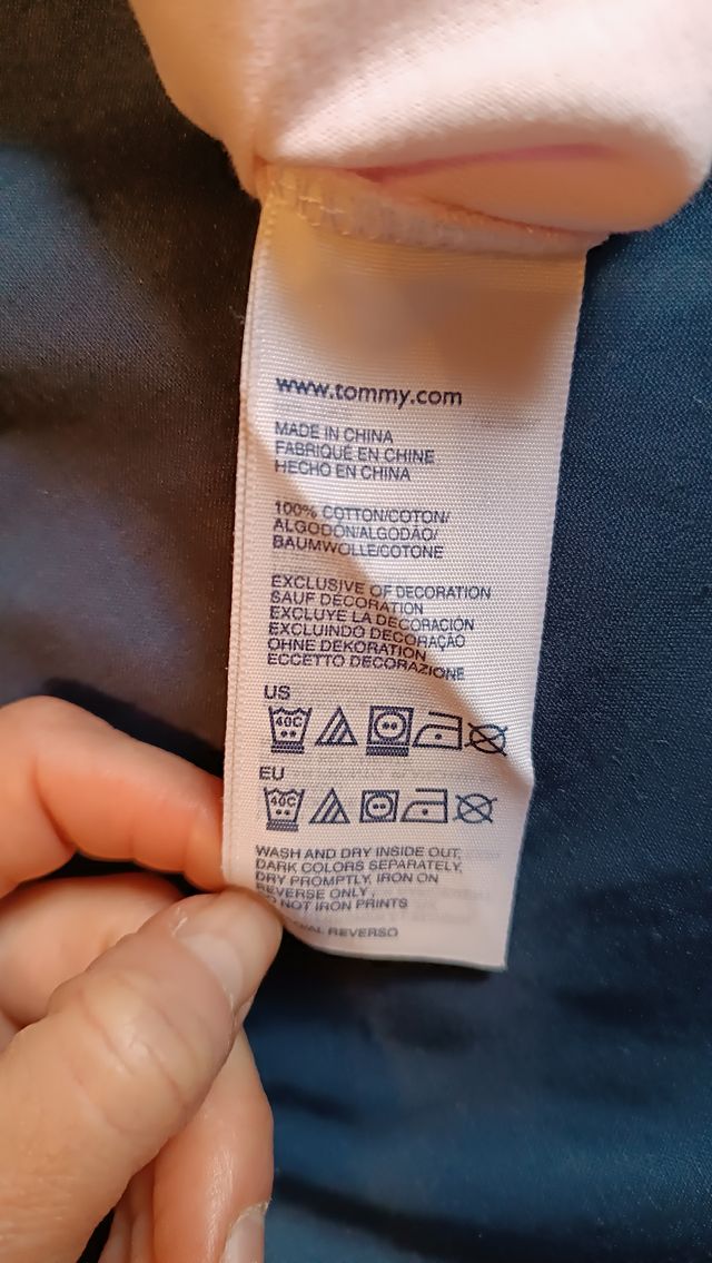 Camiseta Hilfiger Denim autentica, T-XS