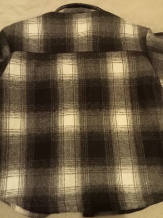 Sobre camisa unisex de cuadros