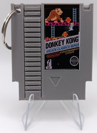 Portachiavi Nintendo NES Donkey Kong 3DPrint NUOVO