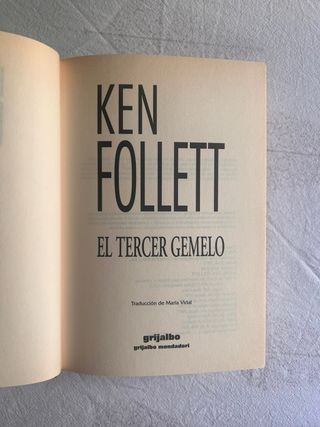 EL TERCER GEMELO  KEN FOLLET