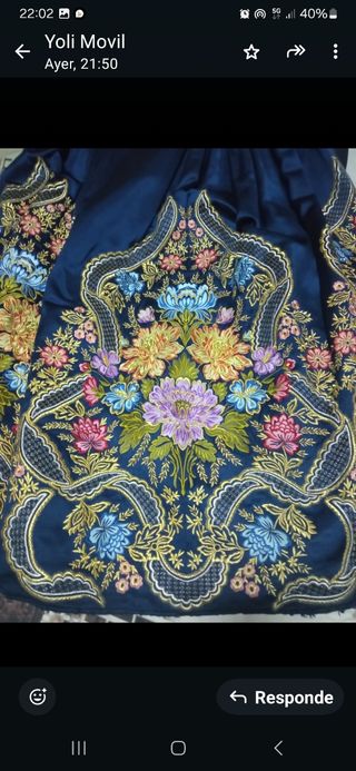 Traje de fallera 