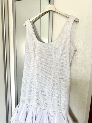 Traje de flamenca blanco 40/42