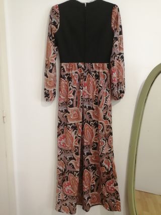 Vestido largo original años 60/70