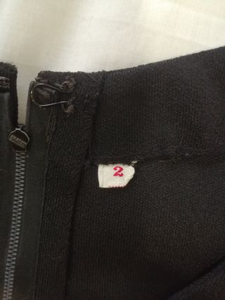 Vestido largo original años 60/70