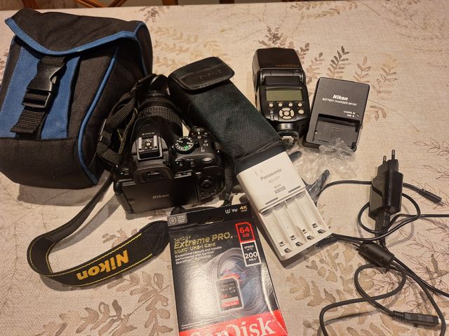 Lote Reflex Nikon D5200