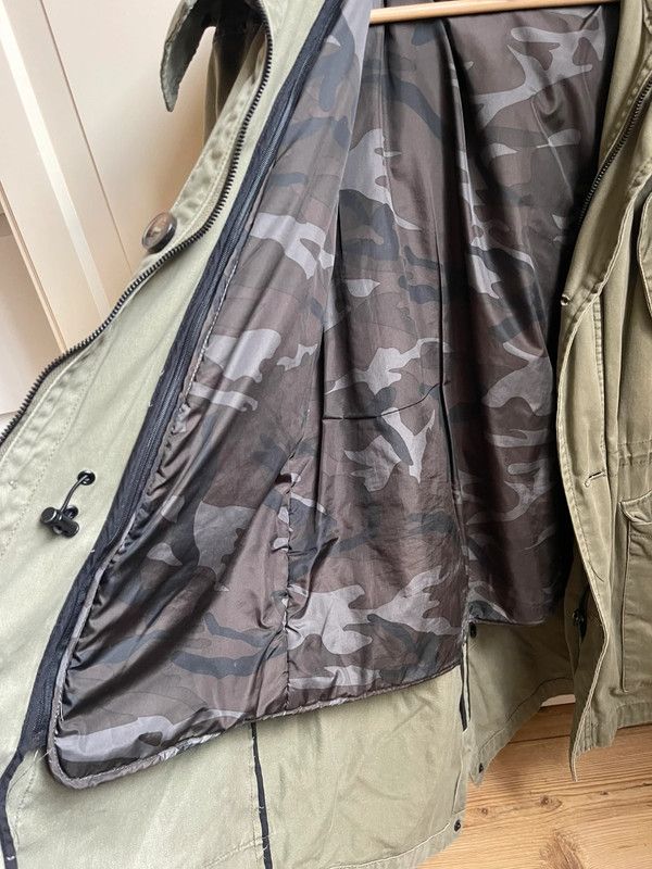 Chaqueta con Forro interior Militar Zara