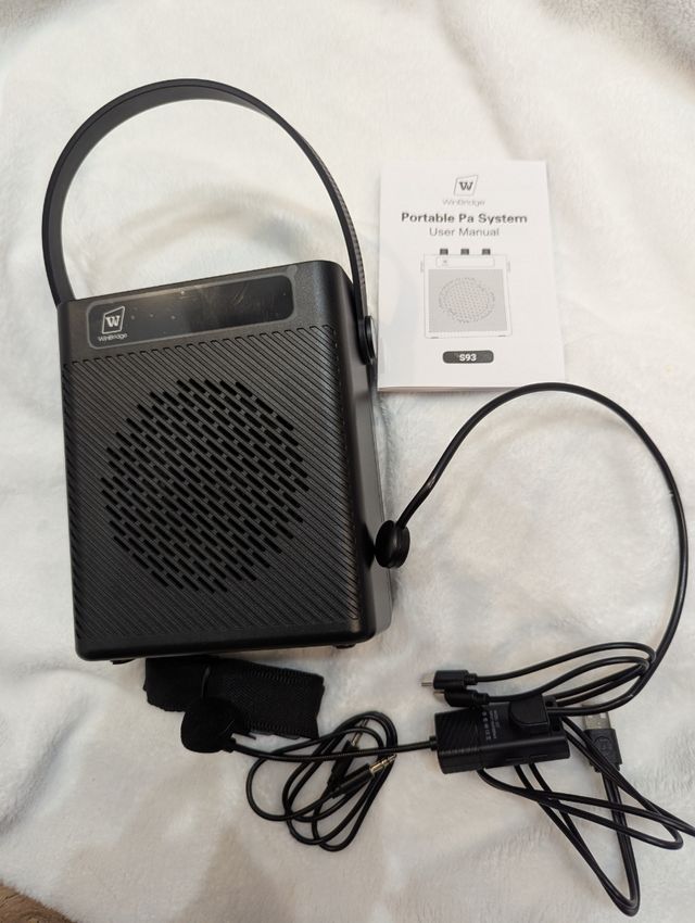 Amplificador de voz portátil 30W, nuevo