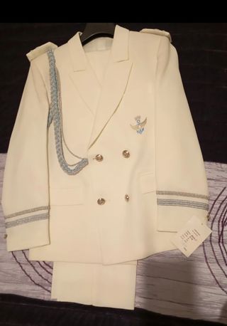 Traje Almirante Blanco t-12