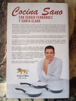 Cocina sano con Sergio Fernández y Santa Clara