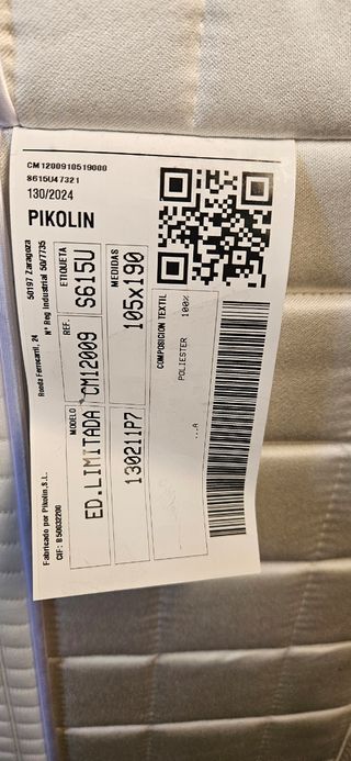 OPORTUNIDAD! Colchon Pikolin Ed. Limitad