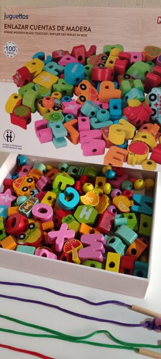 Cuentas de madera