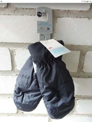 Manoplas polares negras talla única 3M