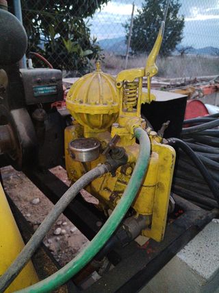 Remolque cuba fumigar, motor campeón