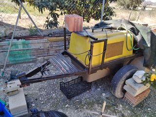 Remolque cuba fumigar, motor campeón
