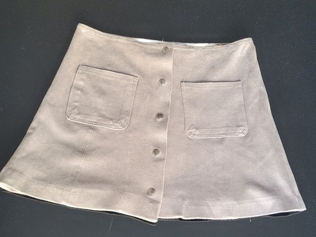 Falda terciopelo niña talla 7 años Zara
