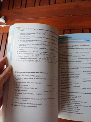 Prove grammaticali italiano