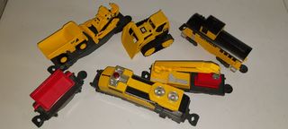 Trenino Caterpillar a pile con Pista completo