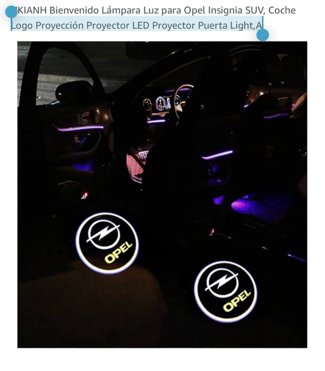 LED Proyector Puerta delanteras Opel insignia A