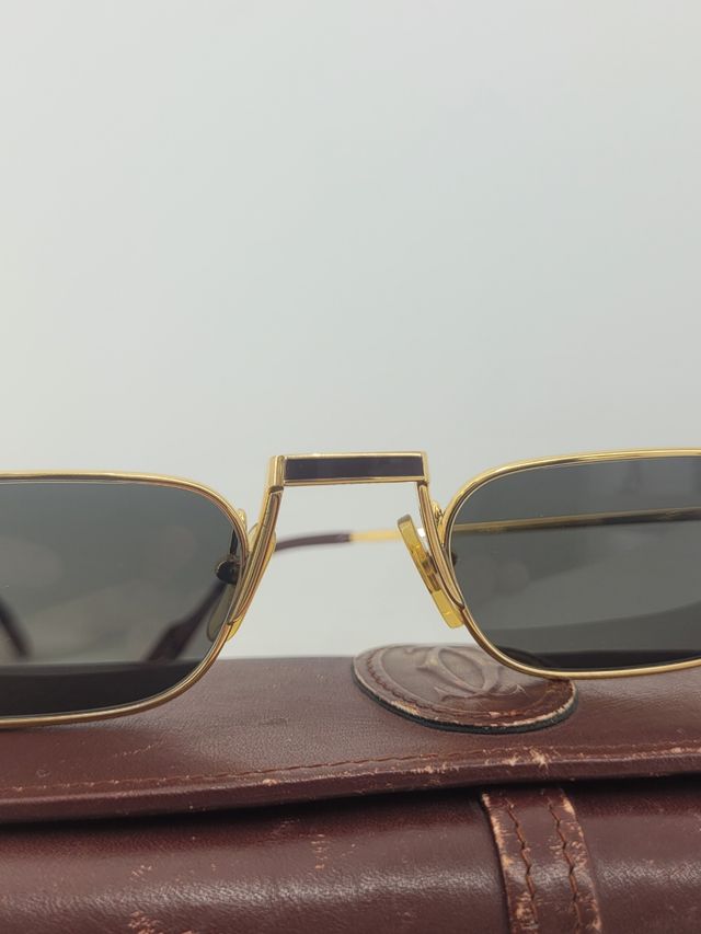 Occhiali Cartier Vintage Demi Lune Laque De Chine