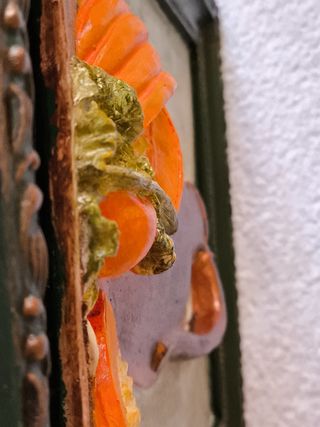 LOTE CUADROS MADERA  EN RELIEVE 3D BODEGA, COCINA.