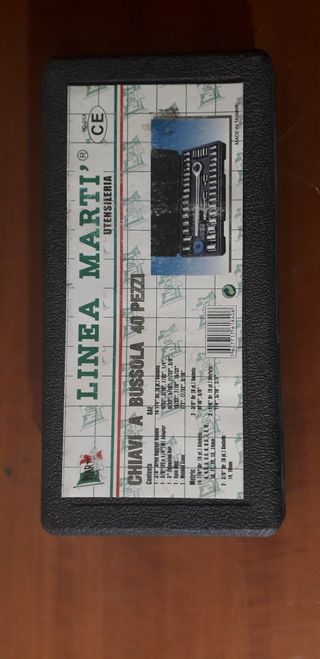Chiavi set a bussola 40 pezzi Linea Mart