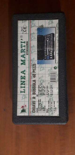 Chiavi set a bussola 40 pezzi Linea Mart