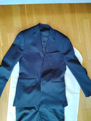 Traje entero azul marino mango man