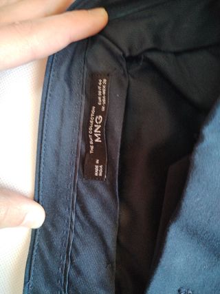 Traje entero azul marino mango man