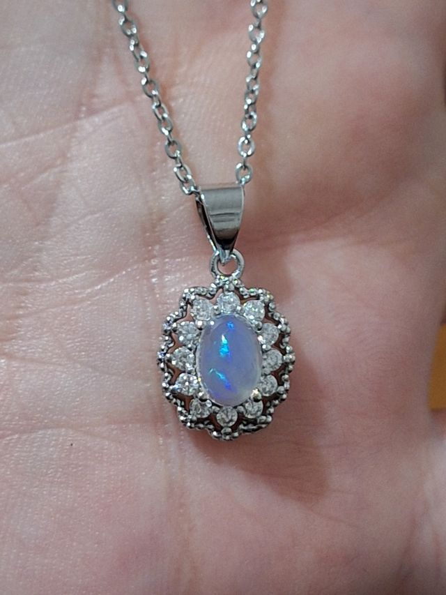 Collana con Opale Etiope naturale