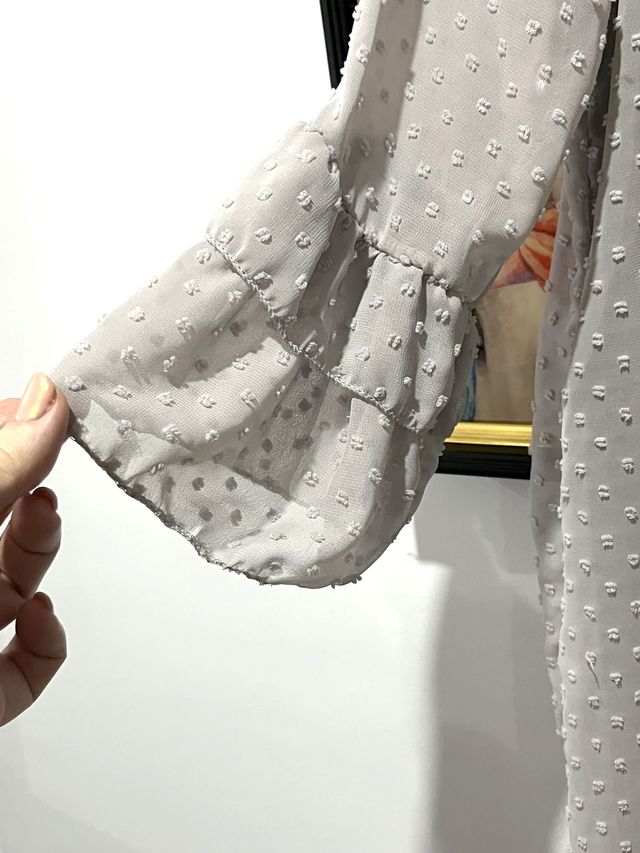 Vestido gris fiesta formal Nuevo
