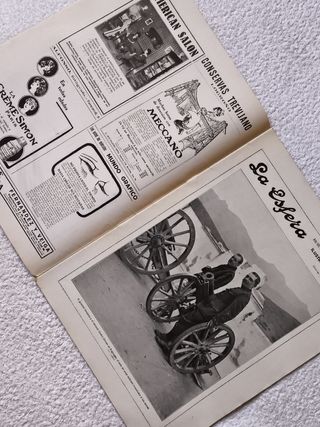 LOTE 6 ANTIGUAS REVISTAS ILUSTRADAS LA ESFERA 1921