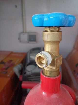 Botella co2 acuario cargada 