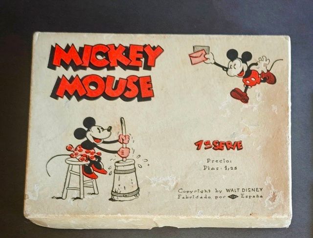 Caja y 16 Cuadernillos de MICKEY MOUSE 1941