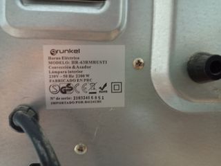 Horno eléctrico de mesa