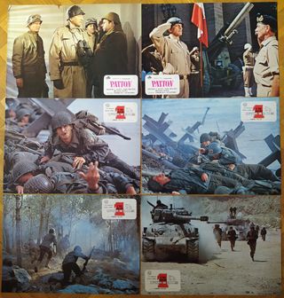 Lote de 13 Fotocromos películas de guerra