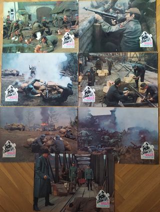 Lote de 13 Fotocromos películas de guerra