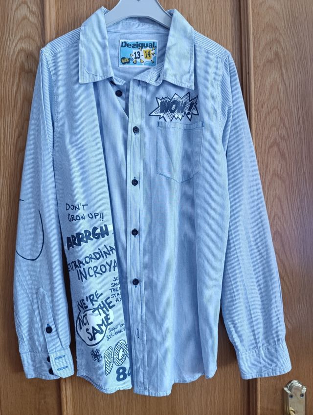 Camisa niño desigual