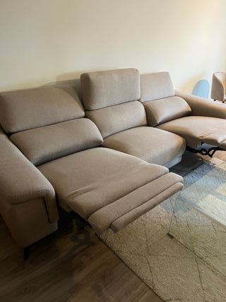 Sofá 3 plazas con dos asientos relax eléctrico