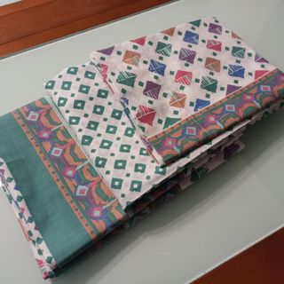 NUEVO! Juego de sabanas. VERDE. Algodón. Cama 90cm