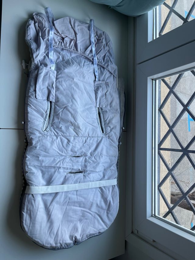 Saco para carrito de bebé  Estampado Vichy gris