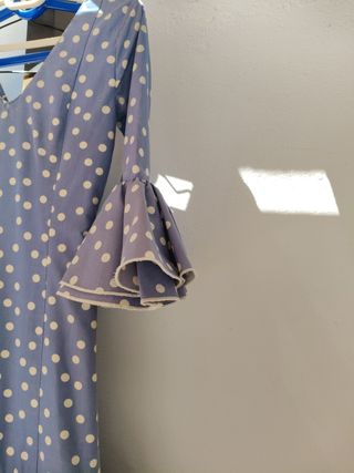 Traje flamenca azul claro